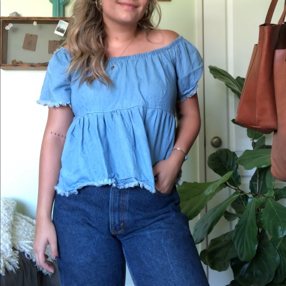 Forever 21 “Jean” Peplum